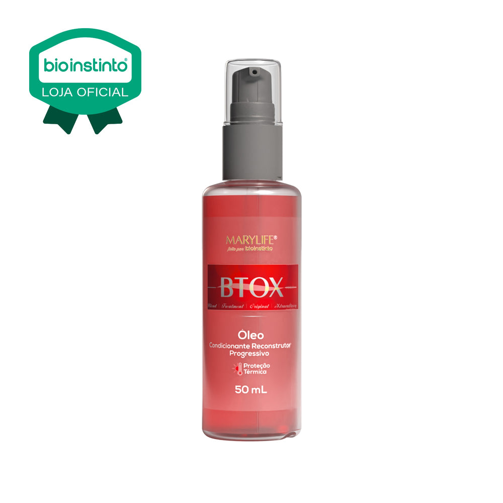 OLEO CONDICIONANTE RECONSTRUTOR PROGRESSIVO BTOX 50ML - MARY LIFE
