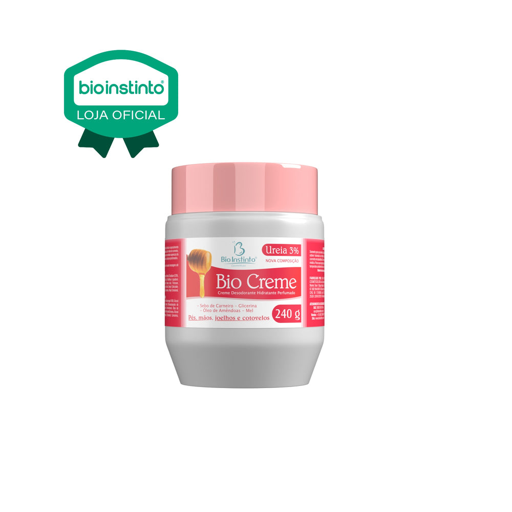CREME DESODORANTE HIDRATANTE PERFUMADO BIO CREME 240G - BIO INSTINTO