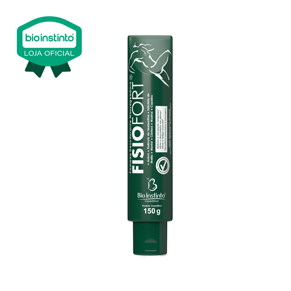 POMADA DESODORANTE MASSAGEADORA FISIOFORT 150G - BIO INSTINTO