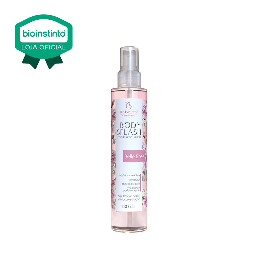 DESODORANTE COLONIA BODY SPLASH BELLE ROSE 130ML - BIO INSTINTO