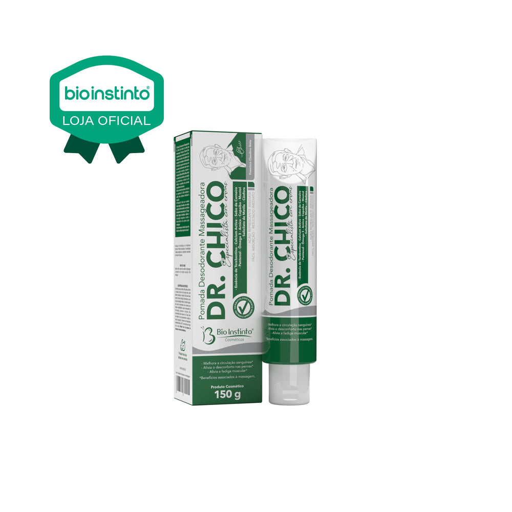 POMADA DESODORANTE MASSAGEADORA DR. CHICO 150G - BIO INSTINTO