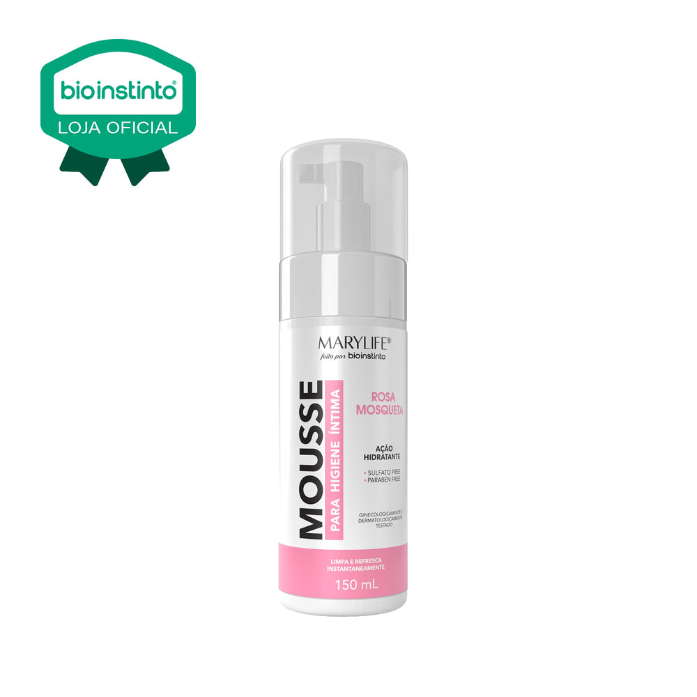 MOUSSE PARA HIGIENE INTIMA ROSA MOSQUETA 150ML - MARY LIFE