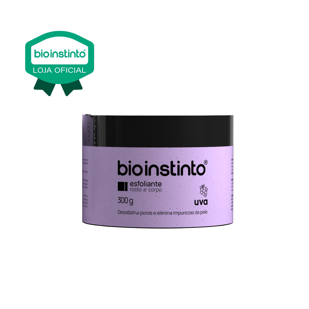 ESFOLIANTE ROSTO E CORPO UVA 300G - BIO INSTINTO