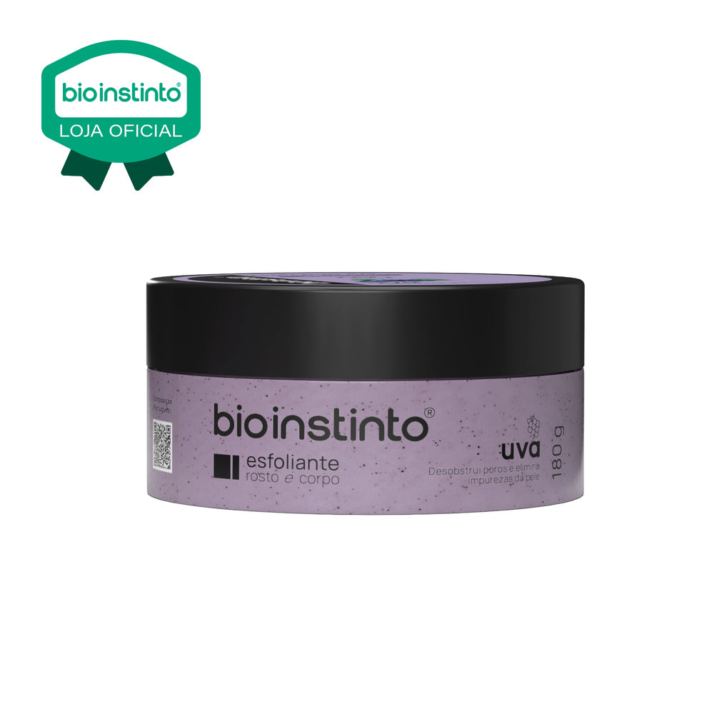 ESFOLIANTE ROSTO E CORPO UVA 180G - BIO INSTINTO