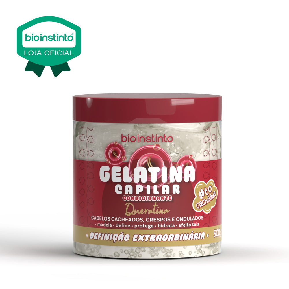 GELATINA CONDICIONANTE CAPILAR QUERATINA 500G - BIO INSTINTO