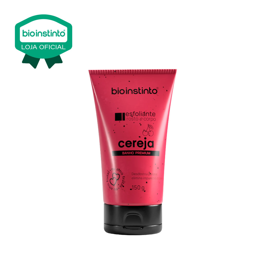 ESFOLIANTE ROSTO E CORPO CEREJA 150G - BIO INSTINTO
