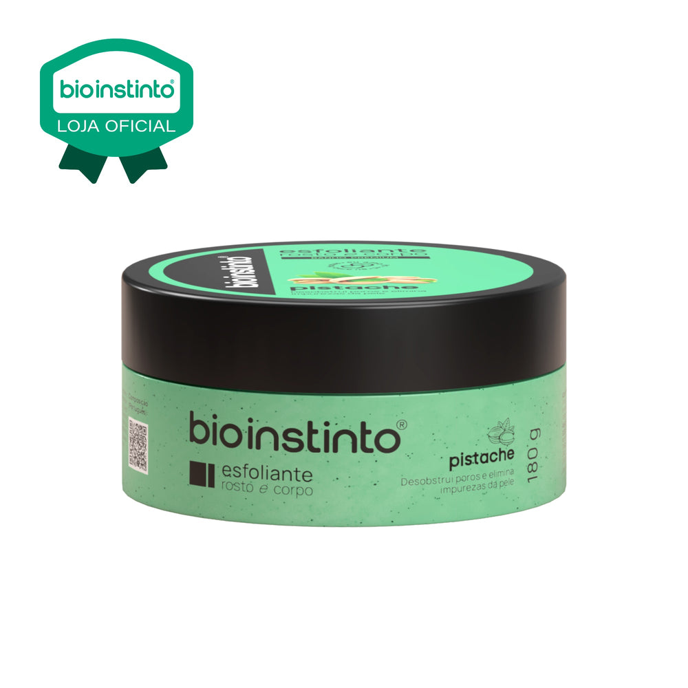 ESFOLIANTE ROSTO E CORPO PISTACHE 180G - BIO INSTINTO
