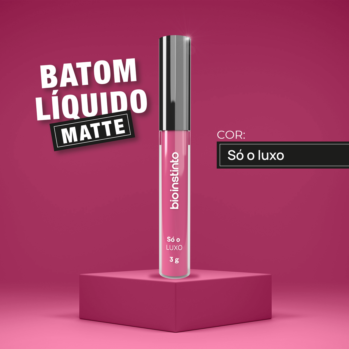 BATOM EFEITO MATTE SO O LUXO 3G - BIO INSTINTO