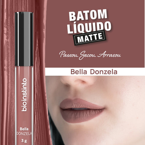 BATOM EFEITO MATTE BELLA DONZELA 3G - BIO INSTINTO