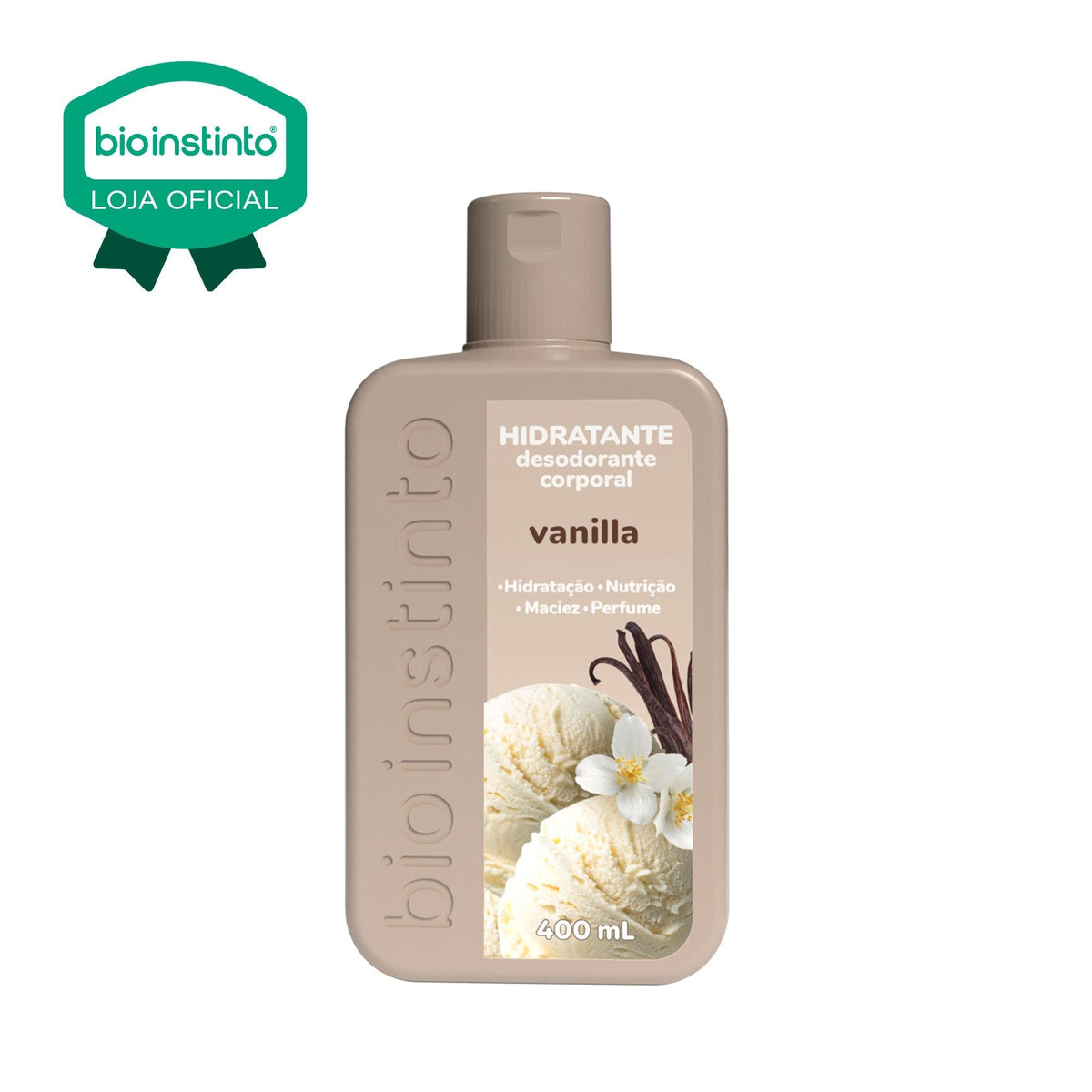 HIDRATANTE DESODORANTE CORPORAL VANILLA 400ML - BIO INSTINTO