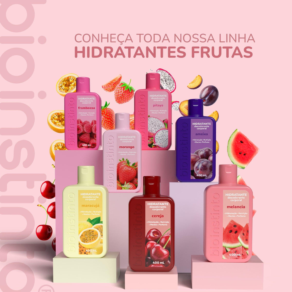 HIDRATANTE DESODORANTE CORPORAL MELANCIA 400ML - BIO INSTINTO