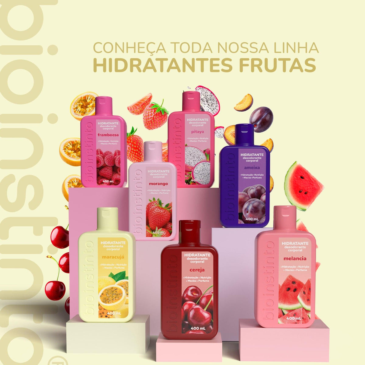 HIDRATANTE DESODORANTE CORPORAL MARACUJA 400ML - BIO INSTINTO