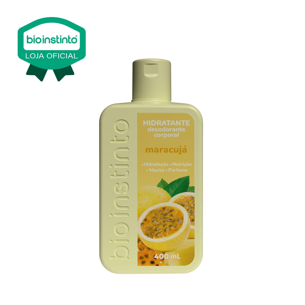 HIDRATANTE DESODORANTE CORPORAL MARACUJA 400ML - BIO INSTINTO