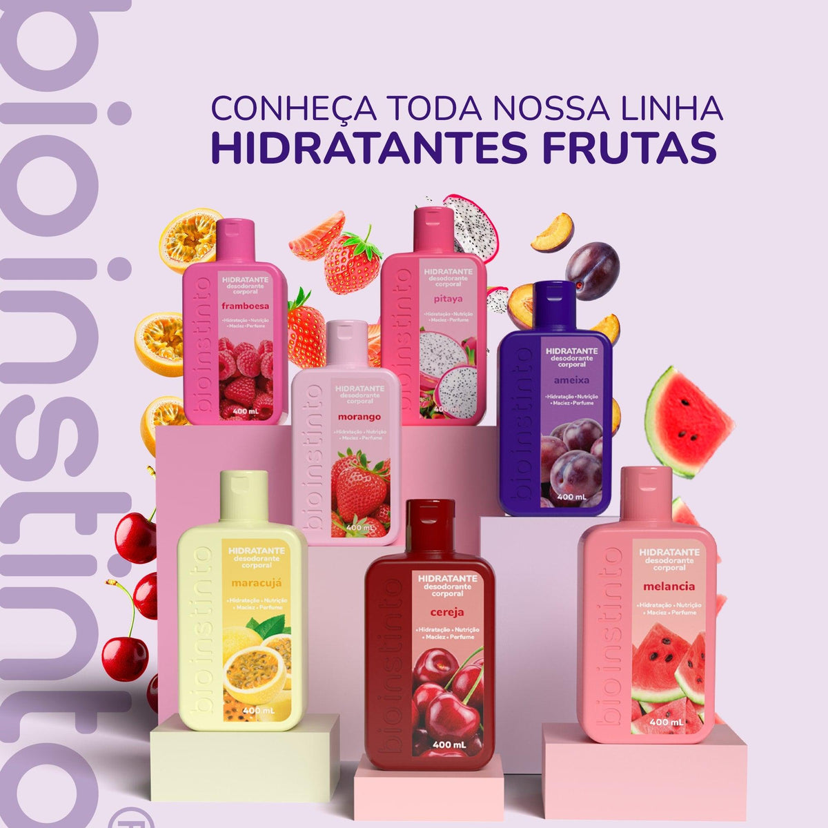 HIDRATANTE DESODORANTE CORPORAL AMEIXA 400ML - BIO INSTINTO