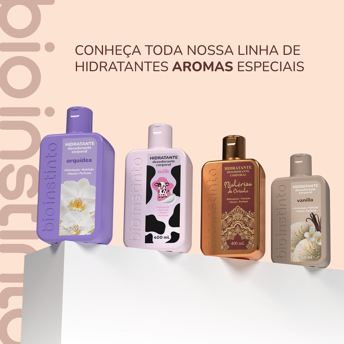 HIDRATANTE DESODORANTE CORPORAL MISTERIOS DO ORIENTE 400ML - BIO INSTINTO