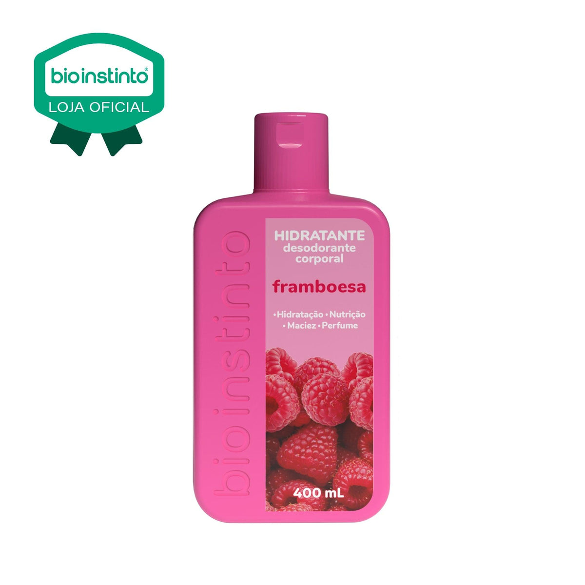 HIDRATANTE DESODORANTE CORPORAL FRAMBOESA 400ML - BIO INSTINTO