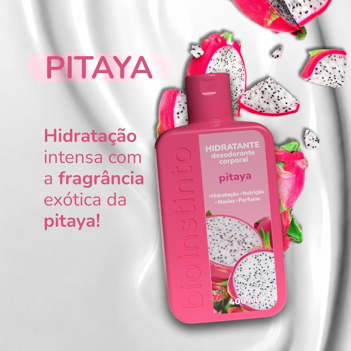 HIDRATANTE DESODORANTE CORPORAL PITAYA 400ML - BIO INSTINTO