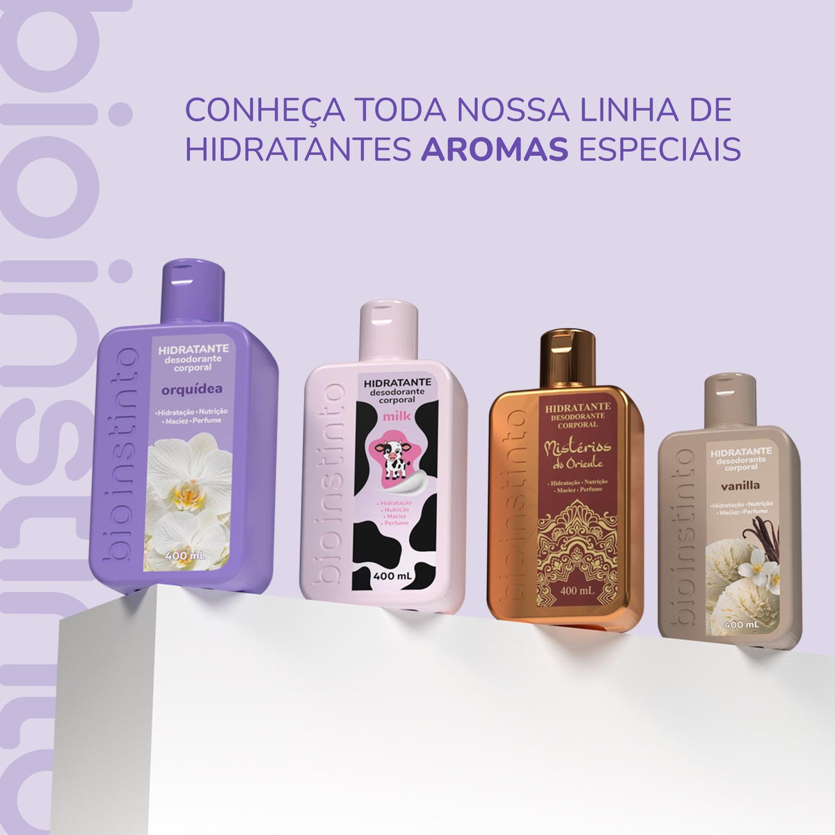 HIDRATANTE DESODORANTE CORPORAL ORQUIDEA 400ML - BIO INSTINTO