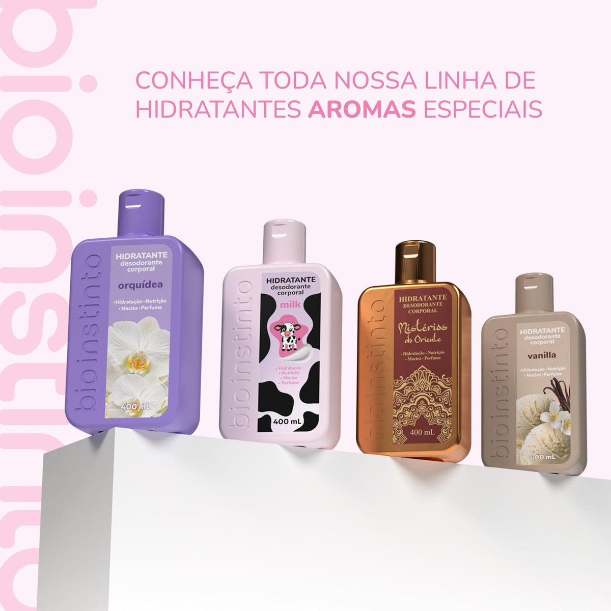 HIDRATANTE DESODORANTE CORPORAL MILK 400ML - BIO INSTINTO