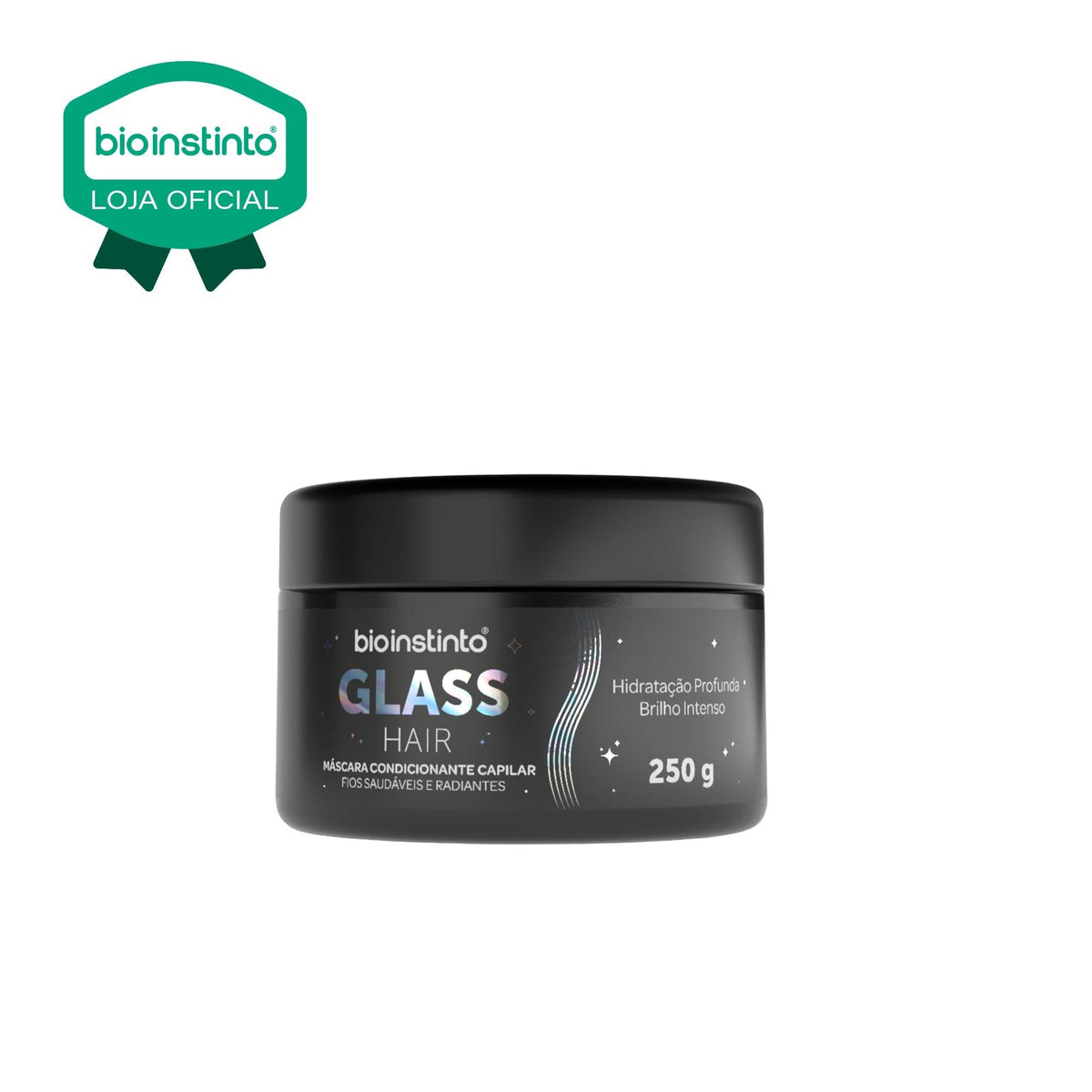 Máscara Condicionante Capilar Glass Hair 250g Bio Instinto - foto 1