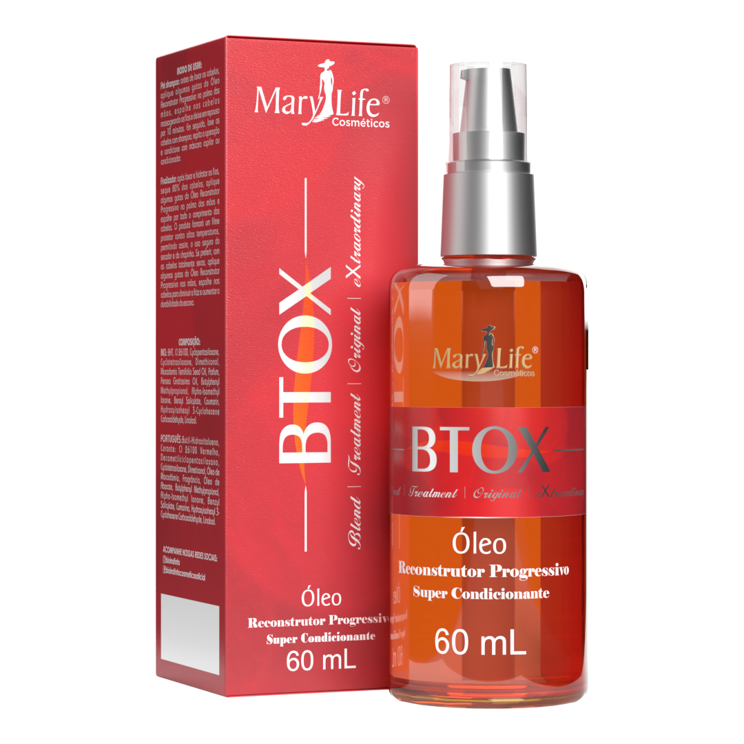 BTOX Óleo Reconstrutor Progressivo - 60mL