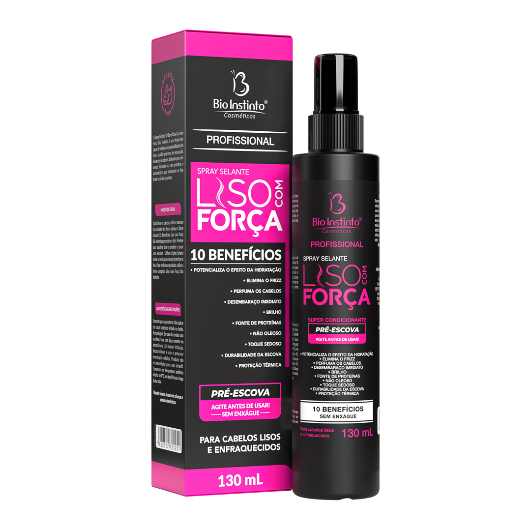 Liso com Força Spray