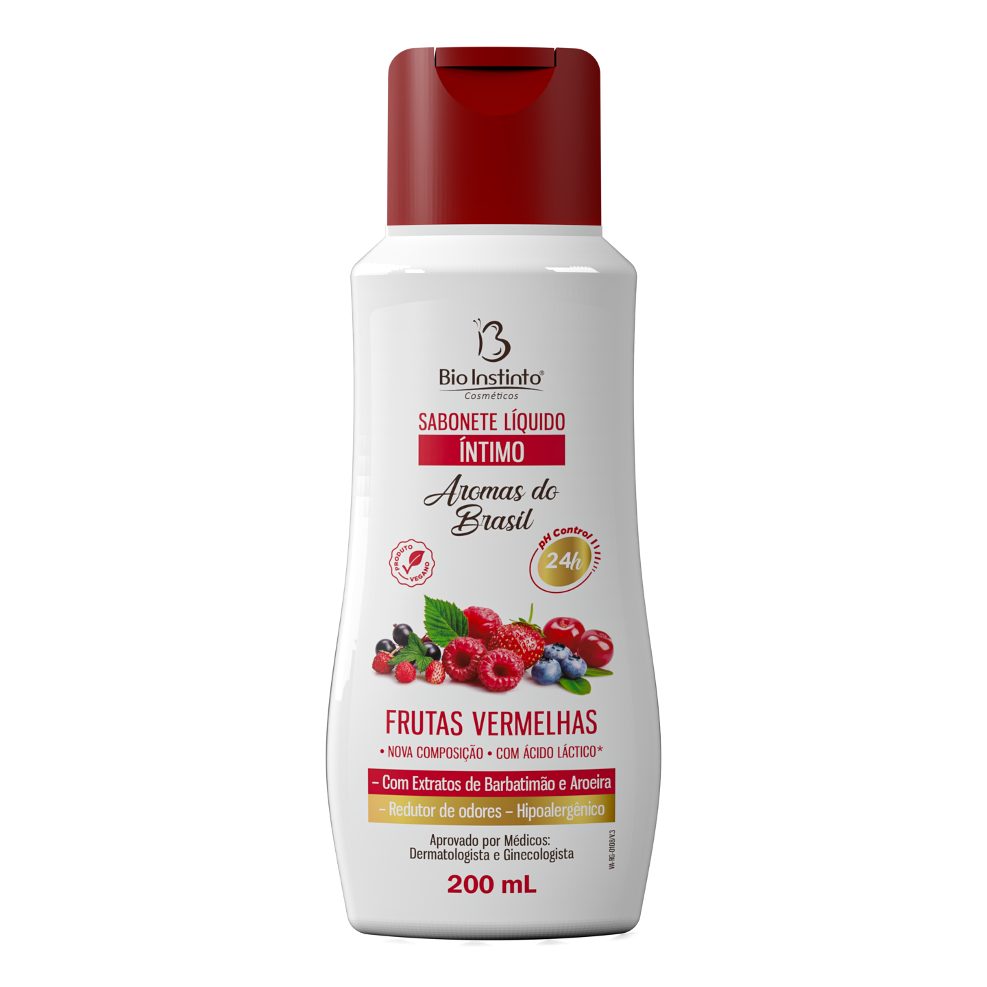 Sabonete Íntimo - Frutas Vermelhas - 200mL