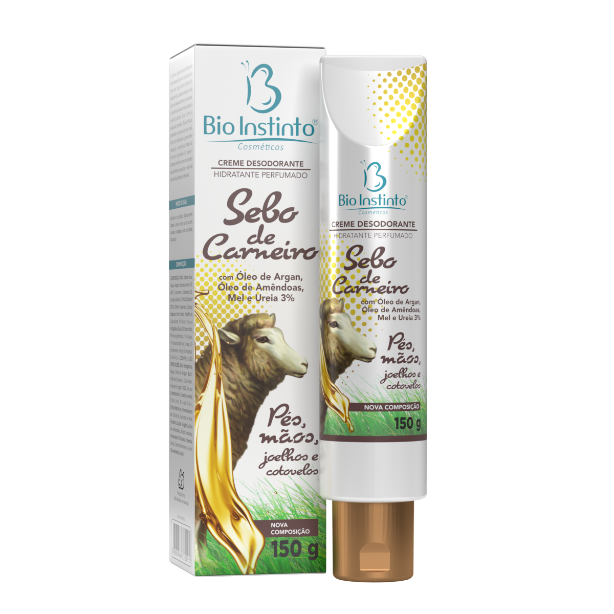 Sebo de Carneiro com Óleo de Argan - Frasnaga - 150g
