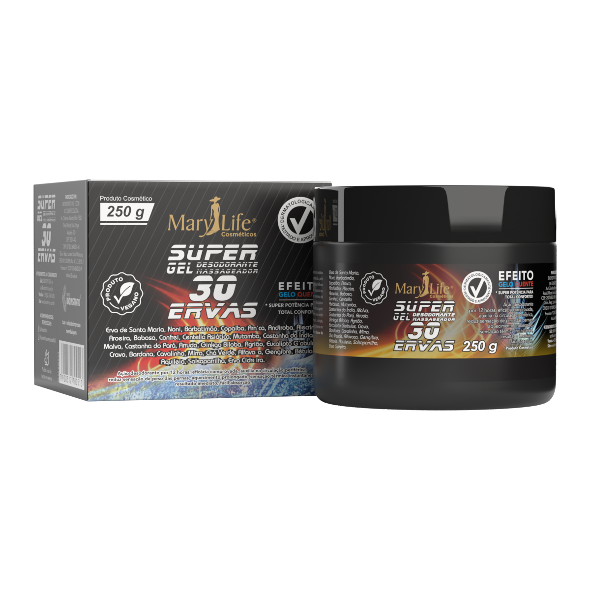Super Gel 30 Ervas - Pote 250 g